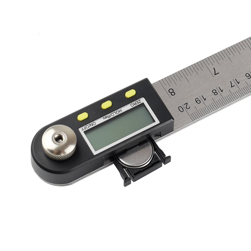 200 мм Цифровой угломер Гониометр ЖК дисплей цифровой метр транспортир линейка