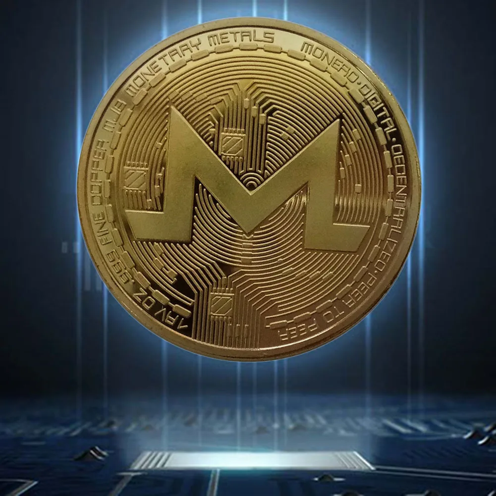 New Non-currency Coins Monero Coin Commemorative Physical Metal Antique Imitation Art Collection Gift for living room decor | Дом и сад