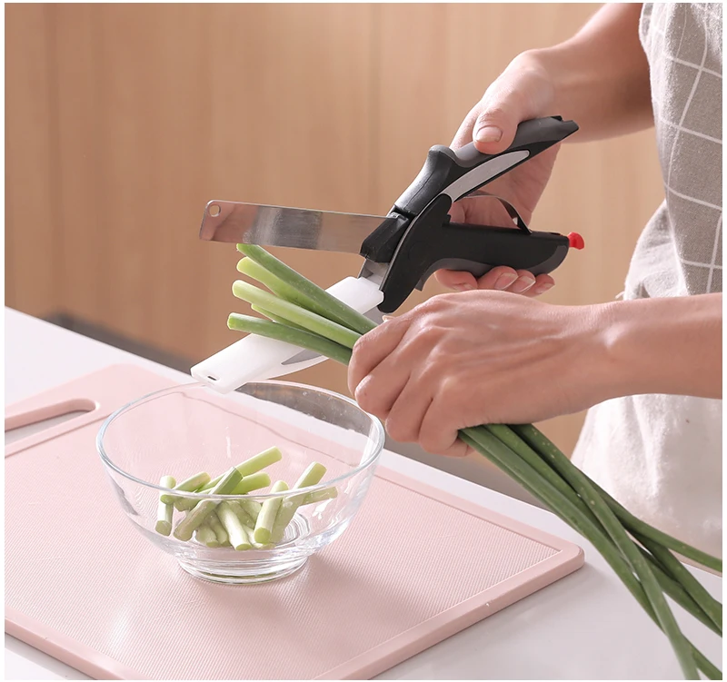 Кухонные ножницы, многофункциональные ножницы для резки куриных костей, ореховые крекеры, отделяются от кухонных ножниц с магнитным держателем