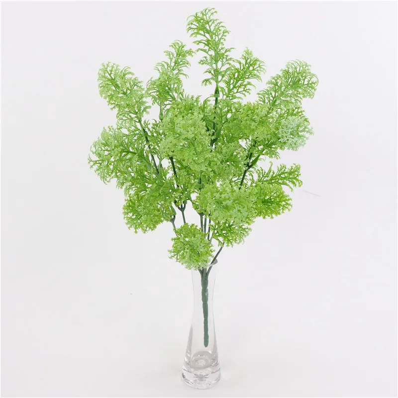 35cm white green 1 шт. 65 см зеленый искусственный хлорофитум Comosum искусственная зелень домашний сад искусственный шелк паук растение искусственный цветок оставить - Цвет: 35cm white green