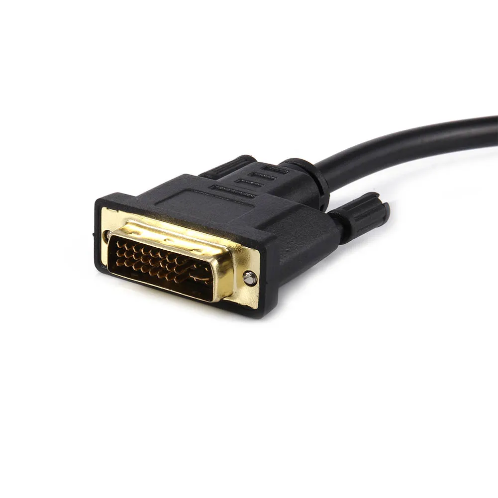 0 2 м DVI папа к VGA Женский монитор кабель от ноутбука ПК Хост видеокарта для