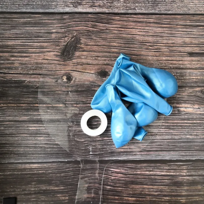 8 шт./компл. DIY Одежда для свадьбы, дня рождения украшение шары гелий синих латексных Bobo прозрачный ПВХ шар вечерние Baby Shower Декор - Цвет: Небесно-голубой