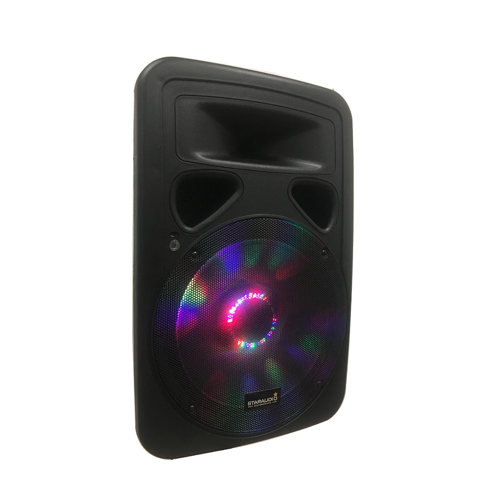 STARAUDIO 15" 3500W Powered DJ PA Bluetooth Speaker Stage Party Karaoke 4CH UHF Wireless Handheld Microphone SML-15RGB | Электроника