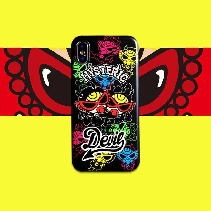 Japan Fashion Tide Pacifier Superman hysteric mini Case for iPhone X Xs Max Xr 8 7 6 6S Plus Matte Soft Silicon Phone Coque |