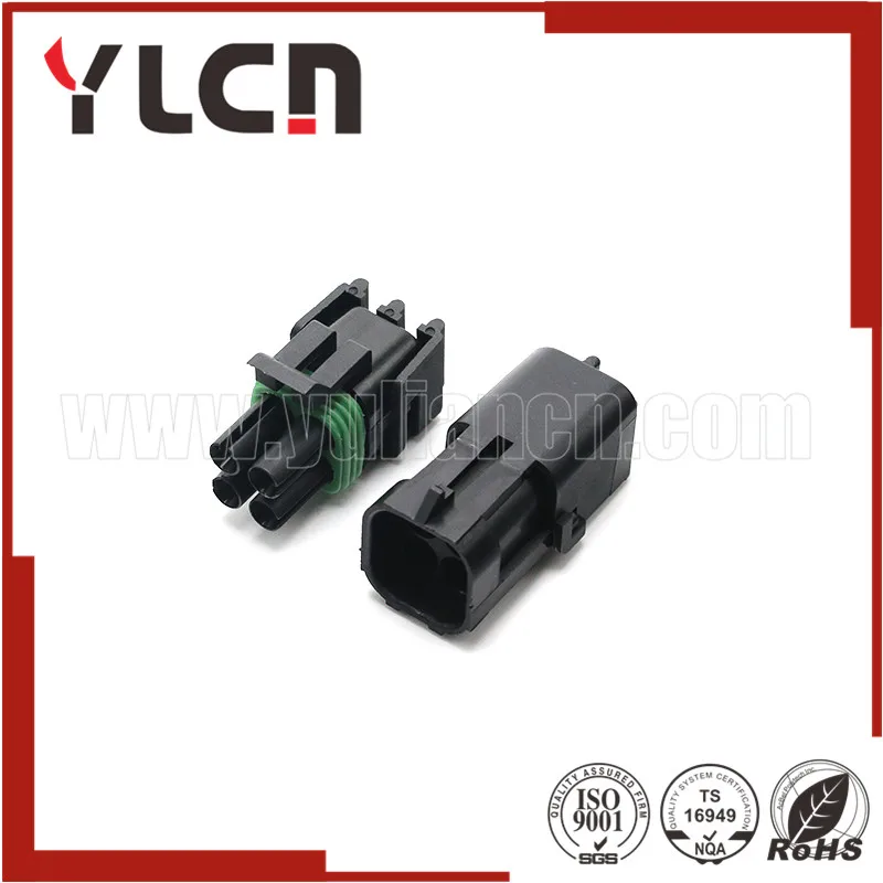 10 комплектов 4 контактный разъем для автомобиля серии Delphi 2 5|plug french|connector waterconnector