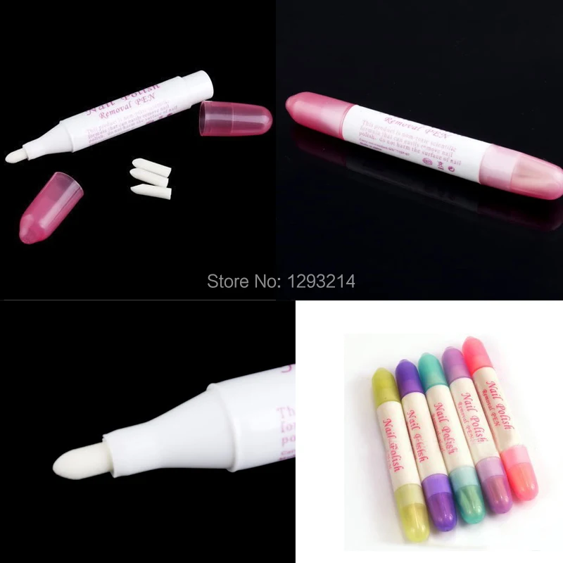 1 шт. Горячая распродажа! маникюрная ручка для снятия лака + 3 сменных наконечника