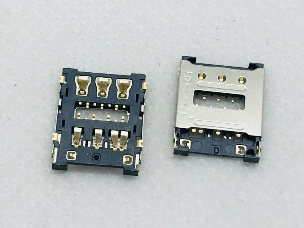 Флип-гнездо для смарт-часов Micro Nano SIM 6pin разъем держатель-лоток адаптер FFC FPC