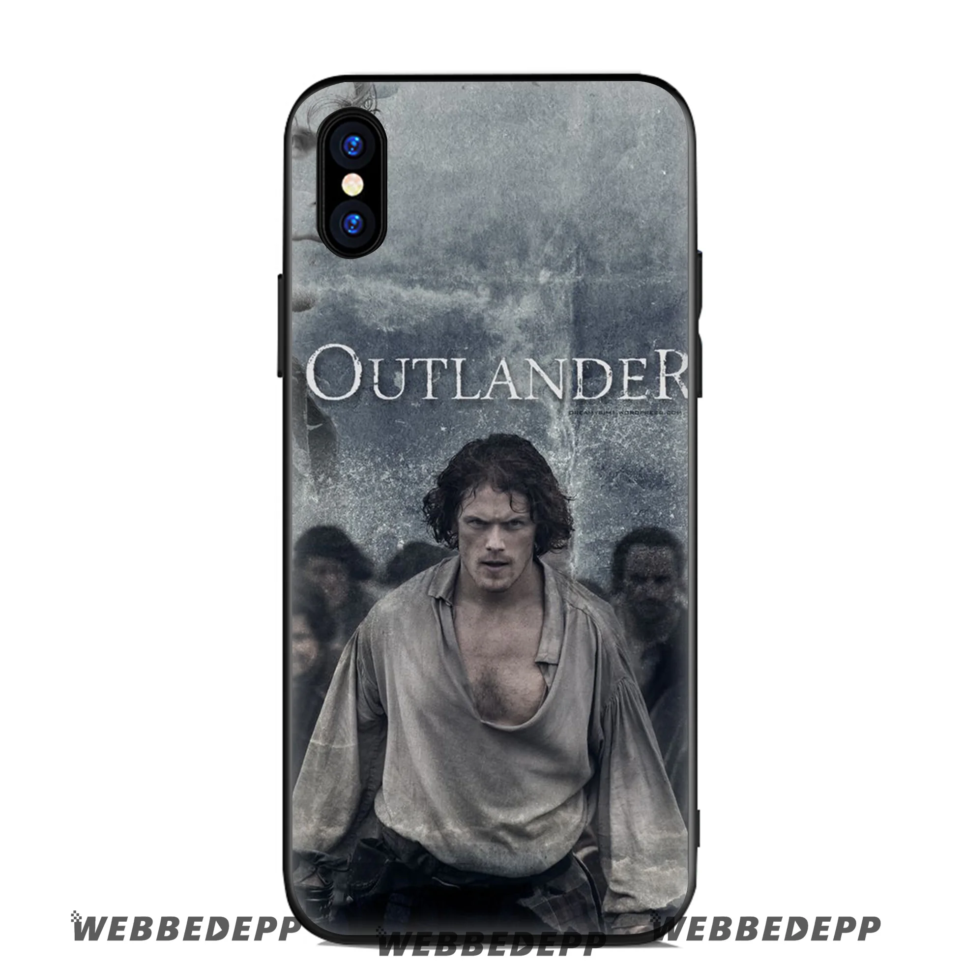 WEBBEDEPP Outlander Tv Shows Soft Silicone Case for Apple iPhone 11 Pro Xr Xs Max X or 10 8 7 6 6S Plus 5 5S SE TPU |