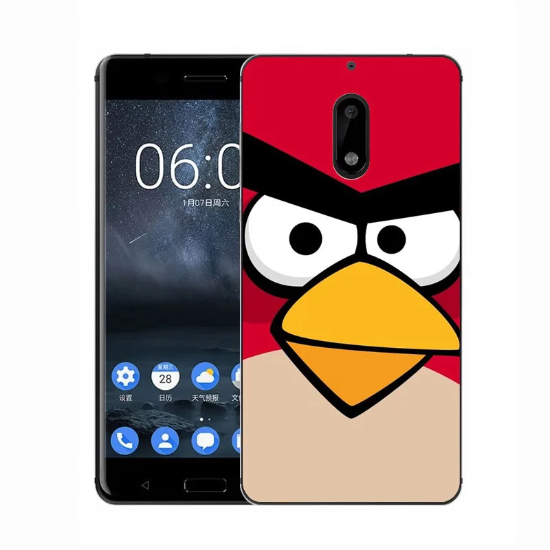 Чехол для Nokia 6 силиконовый популярный Мягкий ТПУ чехол 3 5 плотный телефона |
