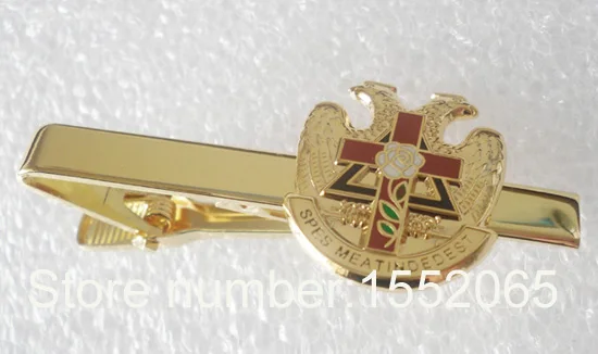 Masonic модный мужской шейный шотландский РИТ Роза крест 32 градуса зажим для