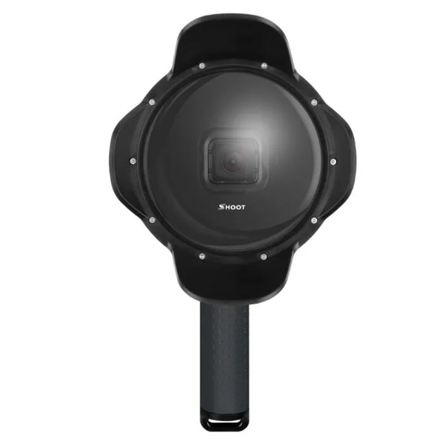 Продажа 6-дюймовый купол для экшн-камеры Gopro Hero 7 6 5 Black с водонепроницаемым чехлом для Go Pro 7 6 5 объектив купольный порт для Go Pro Аксессуары