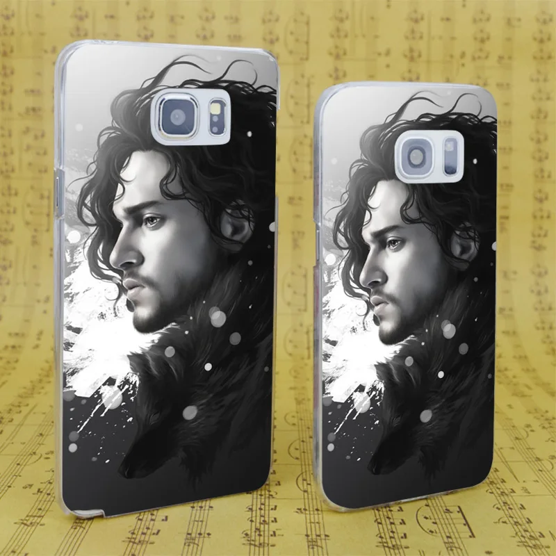 Dream Фокс b1975 Джон Сноу Игра трон прозрачный жесткий чехол для ПК Samsung Galaxy S 4 5 6 7 8