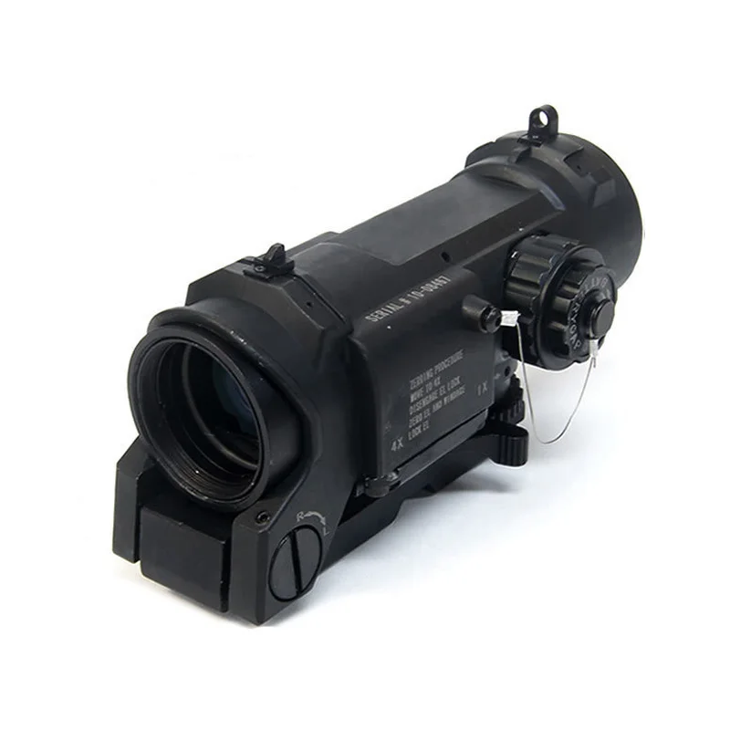 Tactical DR 1x-4x Magnifier Dual Role Optic Rifle Hunting Scope 4x32 Illuminated Mil-Dot Fit 20mm Weaver Picatinny Rail | Спорт и