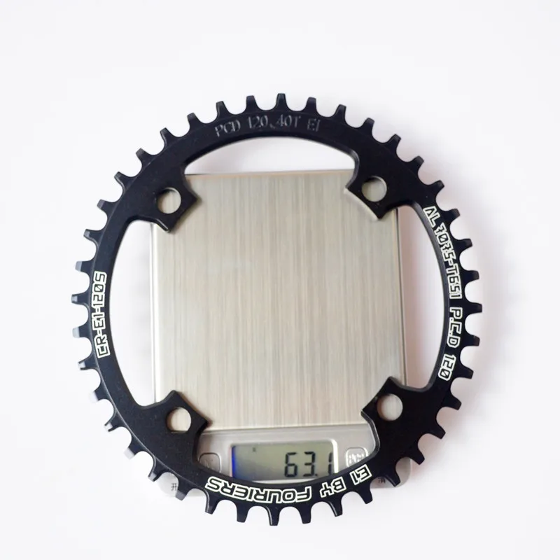 FOURIERS сеть MTB кольцо полное CNC сделано узкое широкое кольцо PCD 120 мм 36-48 т