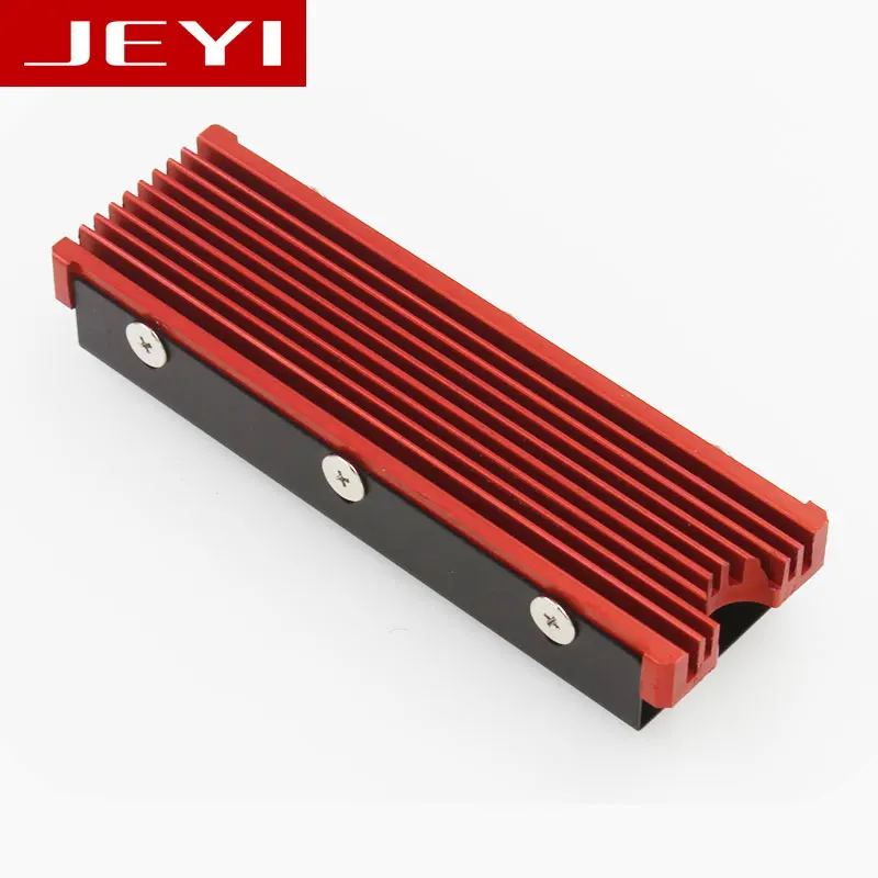 

JEYI M.2 Heatsink Warship Gold Bar NVME NGFF M.2 2280 Aluminum Sheet Hard Disk Cooler Thermal Conductivity Silicon Wafer Cooling