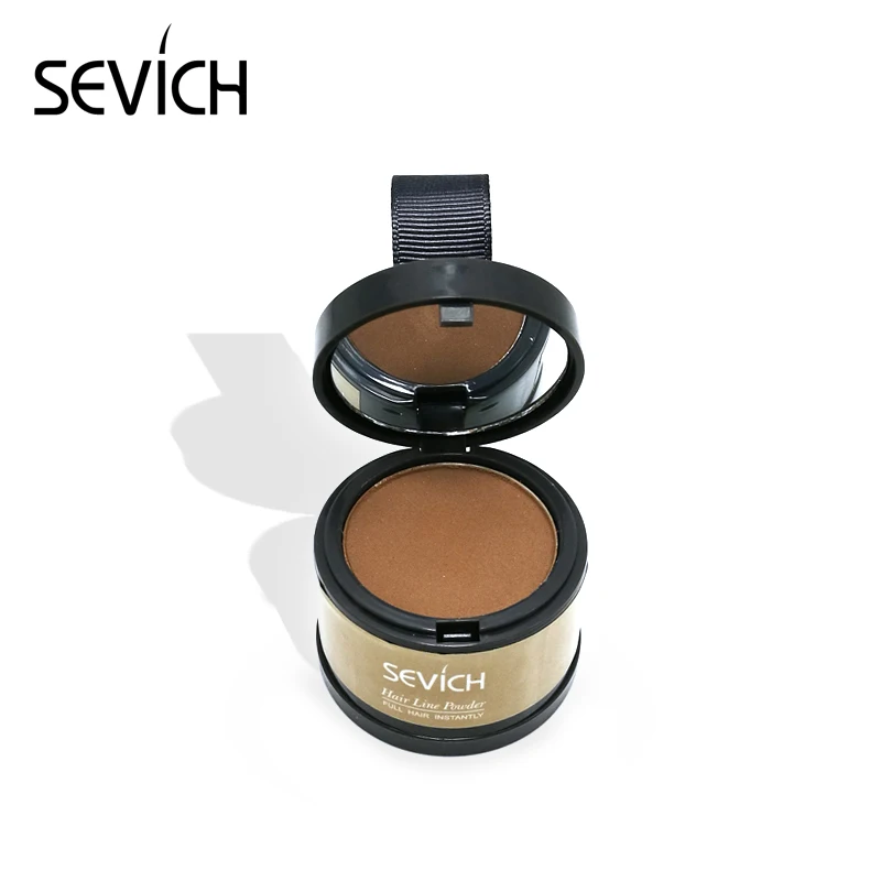 Light Brown Волосяная линия, пудра, линия для волос, тени для макияжа, консилер, 7 цветов, линия для волос, модифицированное восстановление, естественное покрытие, красота, продукт для выпадения волос - Цвет: Light Brown