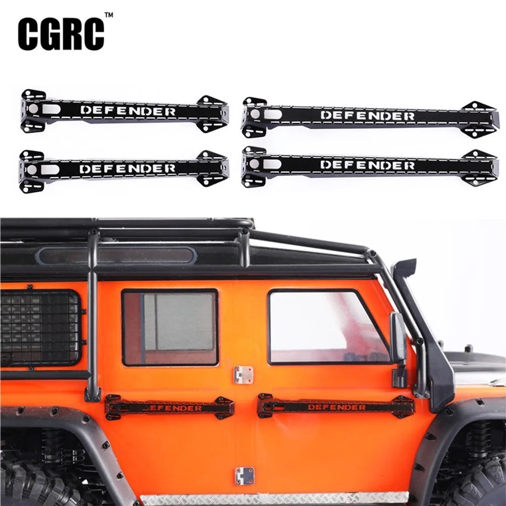 Защитная металлическая дверная ручка для 1/10 RC Crawler Car TRX4 Defender RC4WD D90 D110 4 шт.|Детали и