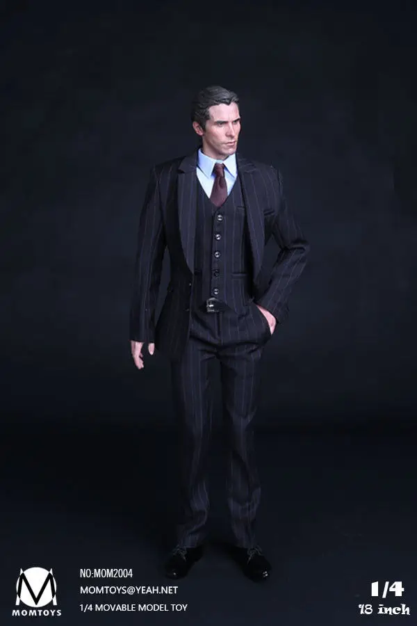 MOMTOYS 1/4 Scale The Dark Knight Rise Бэтмен Белл костюм Ver. Кукла фигурка MOM2004 дешевая