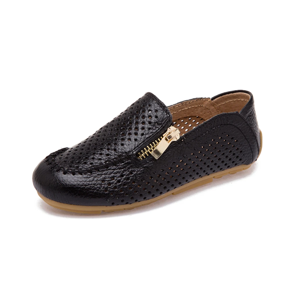 Оптовая летние Новые Девушки и Мальчики Кожаная Обувь Бренда Детей Повседневная