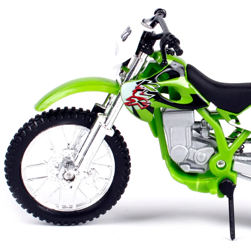 Maisto 1:18 green гоночный велосипед литье под давлением для Кавасаки KLX 250SR имитирующий