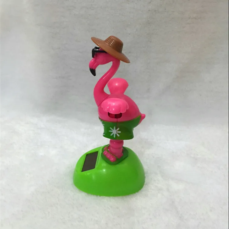 Популярный автомобиль маятник Фламинго солнечные аксессуары качели цветы