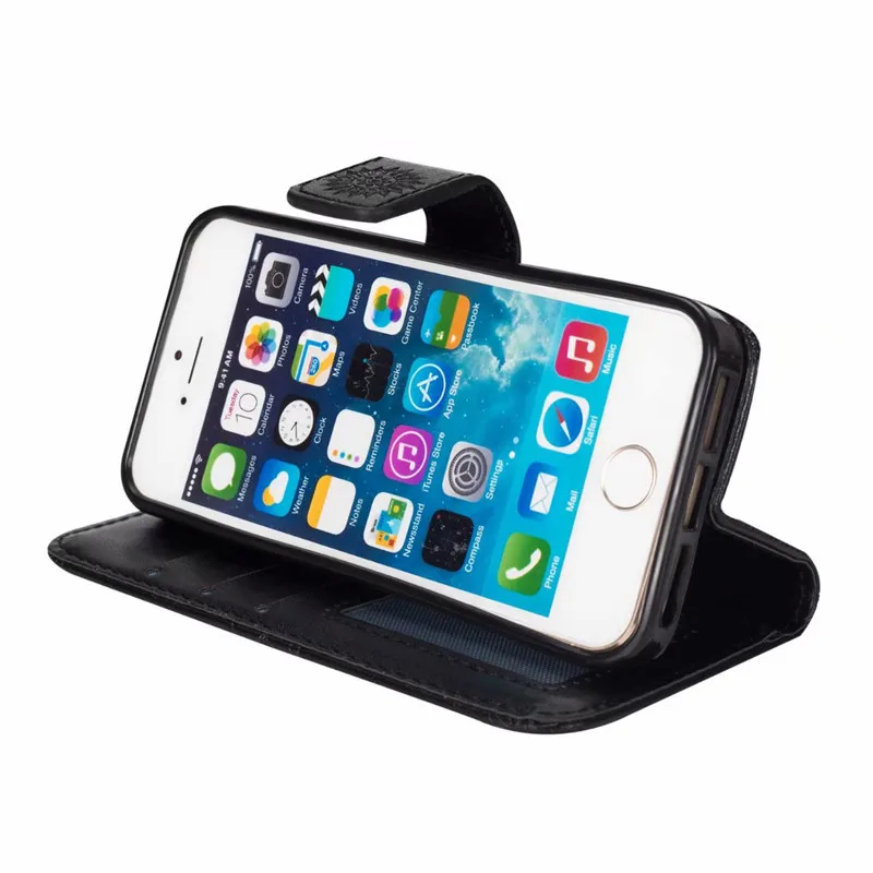 Чехол-подставка из искусственной кожи для Iphone X, XR, XS, Max, 8, 7, 6, 6S Plus, 5S, 5, роскошный силиконовый чехол-книжка с отделением для карт