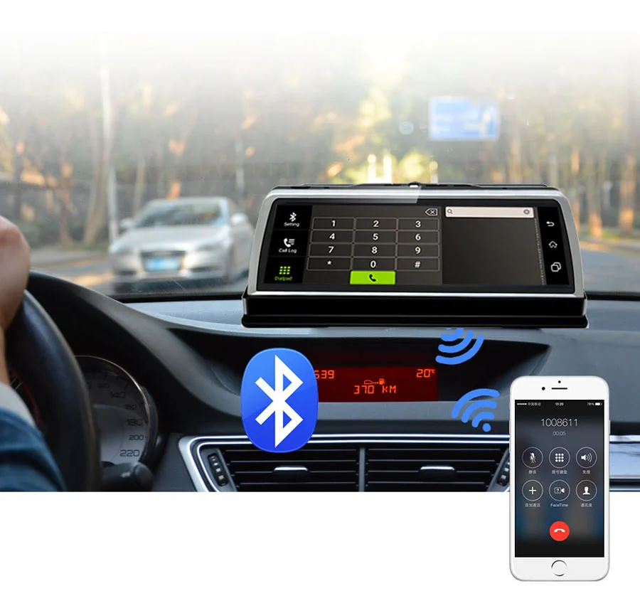 WHEXUNE 4CH камера s объектив 1" Android Navi Автомобильная камера FHD 1080P gps зеркало заднего вида ADAS wifi dvr привод рекордер ram 2GB+ rom 32G