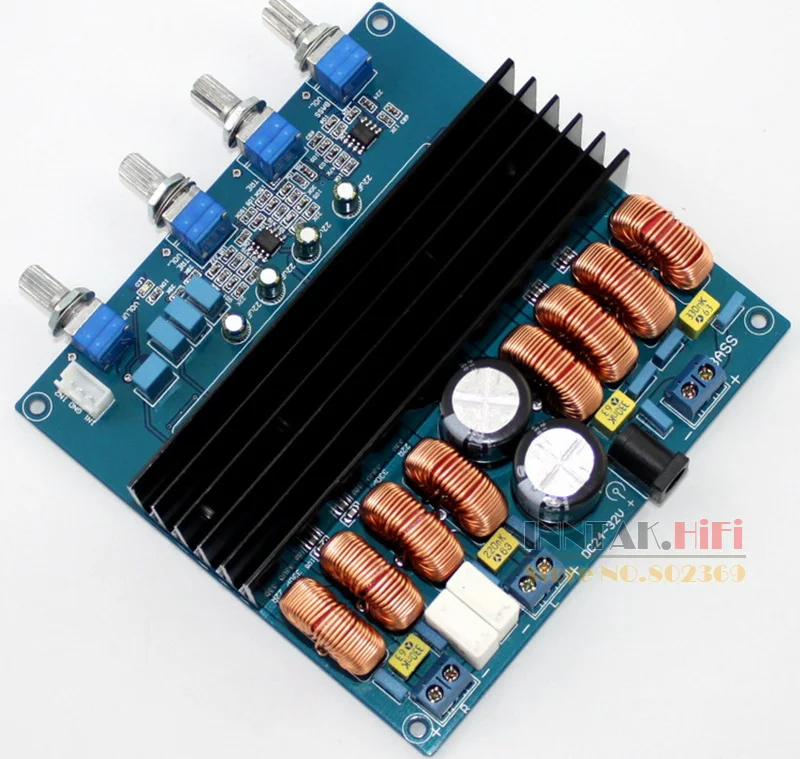 TDA7498 2 1 класса D 200 Вт + 100 Цифровой усилитель доска лучше чем TPA3116 / DC24V-32V |