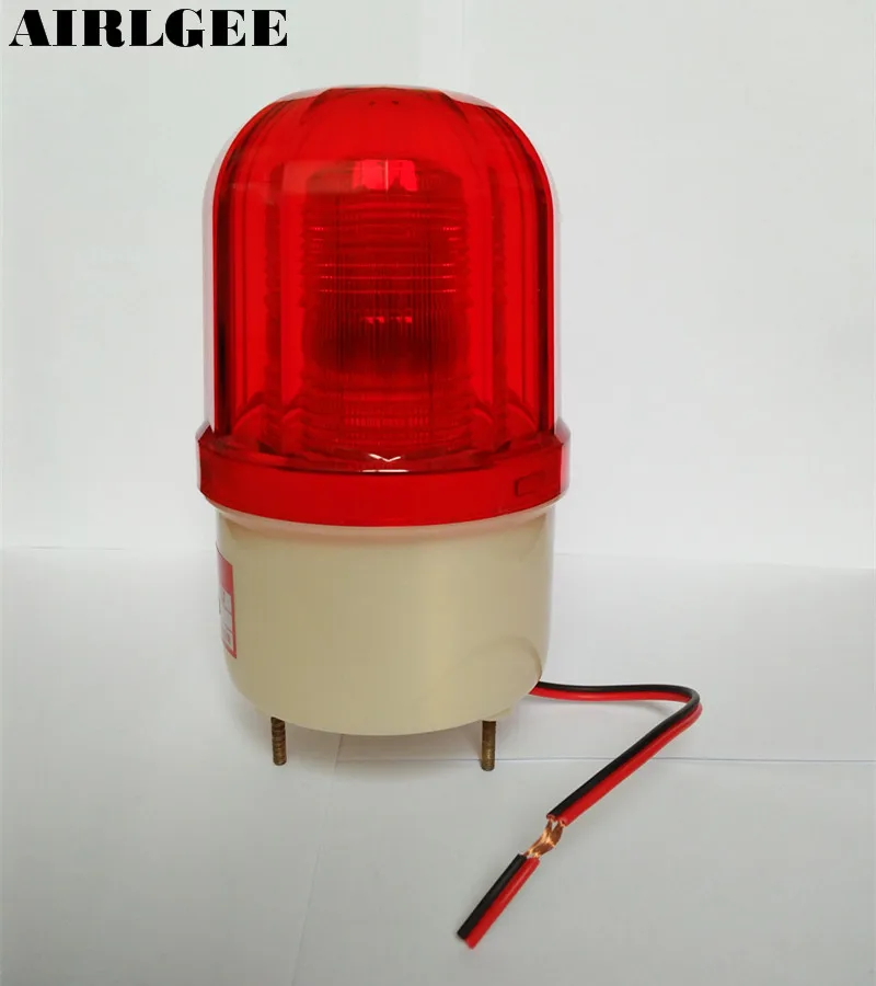 Industrial 105-110dB Buzzer Siren DC 12V Red LED Warning Light Signal Tower Lamp | Лампы и освещение