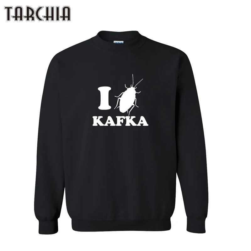 TARCHIA брендовая одежда Кафка с буквенным принтом толстовки мужские длинным