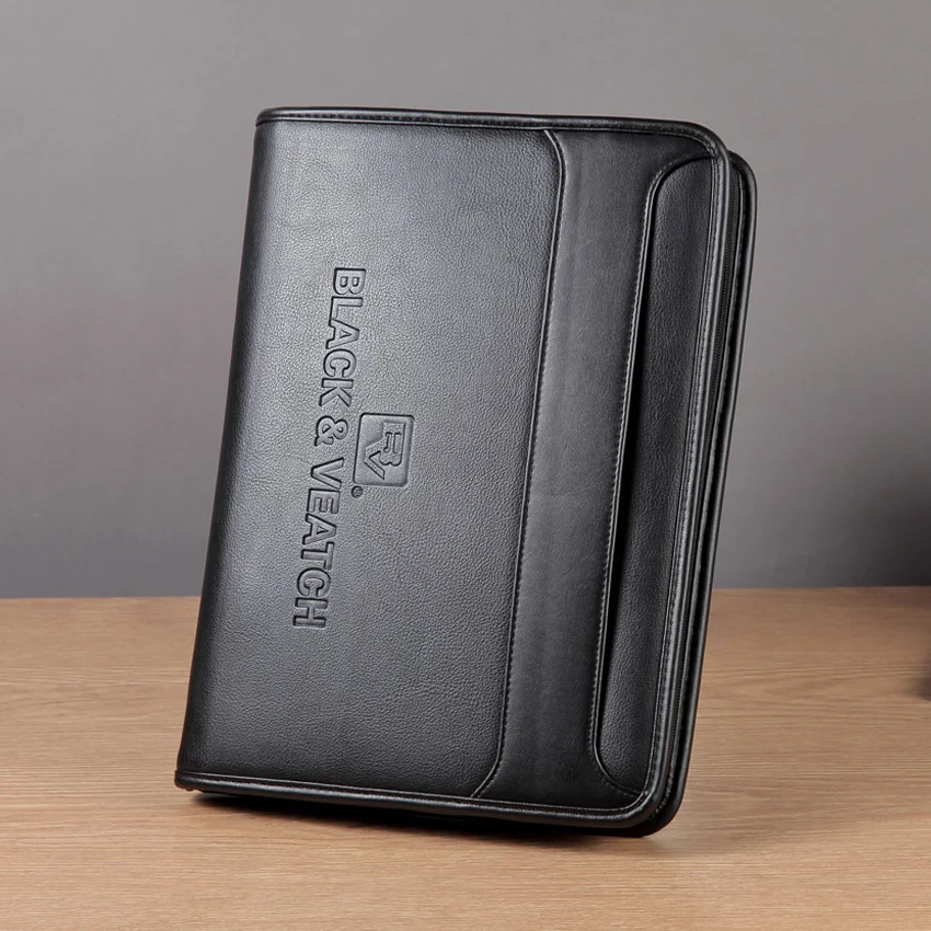 Сумка деловая папка для документов А4 чехол книжка портфель на молнии с USB ручкой
