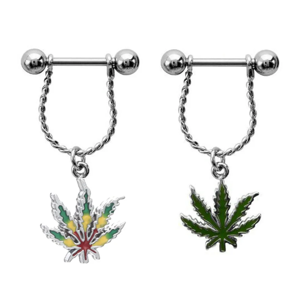 2 шт./Лот Новый бренд Висячие ювелирные изделия для пирсинга сосков 14 г