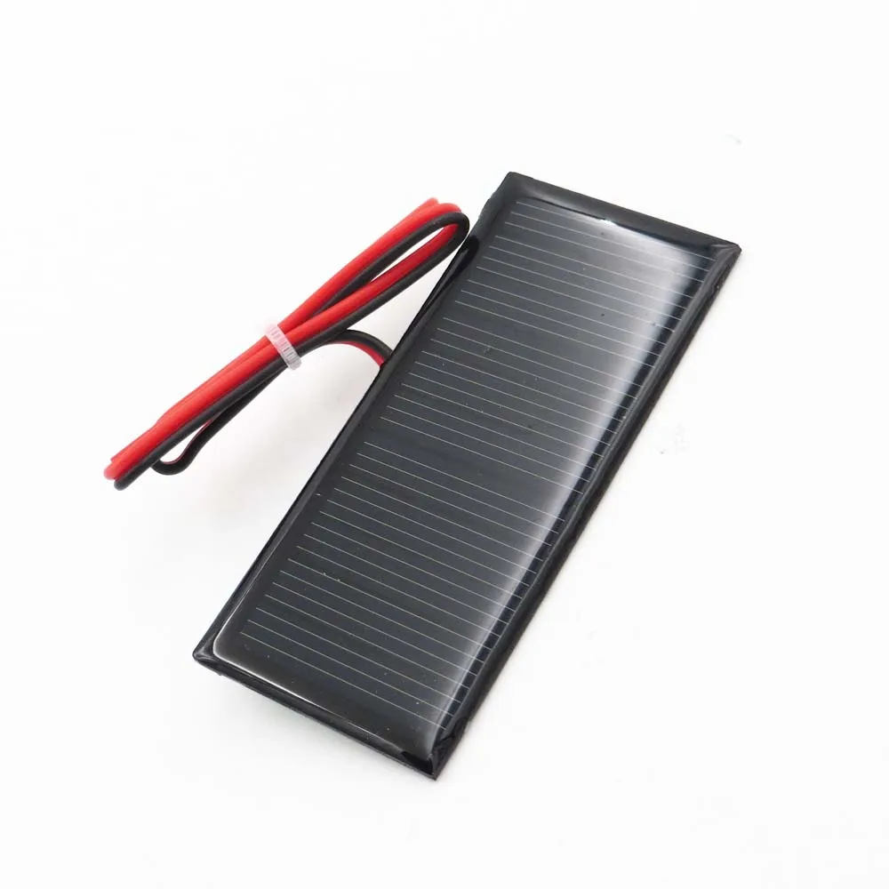 5,5 V 70mA 0,39 ватт солнечная панель поликристаллического кремния DIY зарядное устройство маленькая мини солнечная батарея кабель игрушка 5,5 V Вольт 5v
