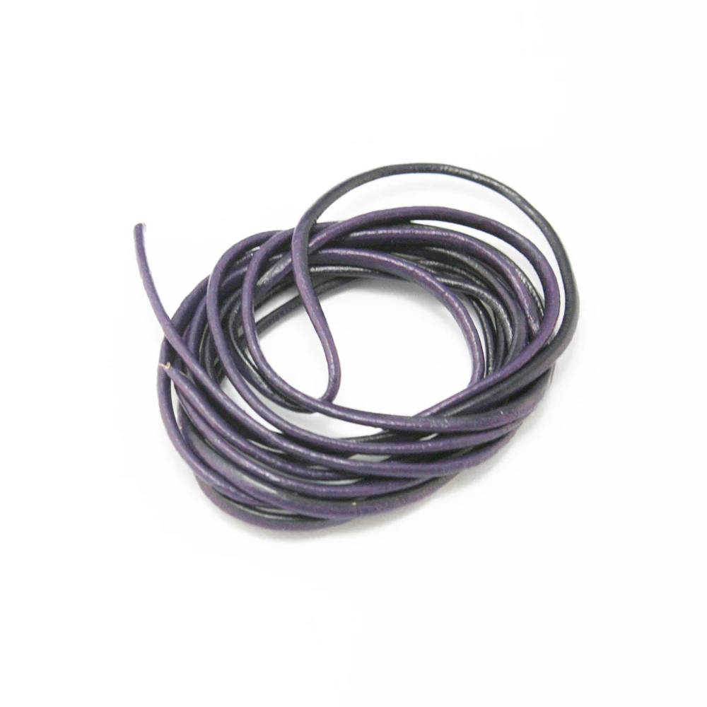 1,5 мм Натуральная кожа Cord Jewelry findings для браслета и Цепочки и ожерелья ювелирных изделий 1 м/упак