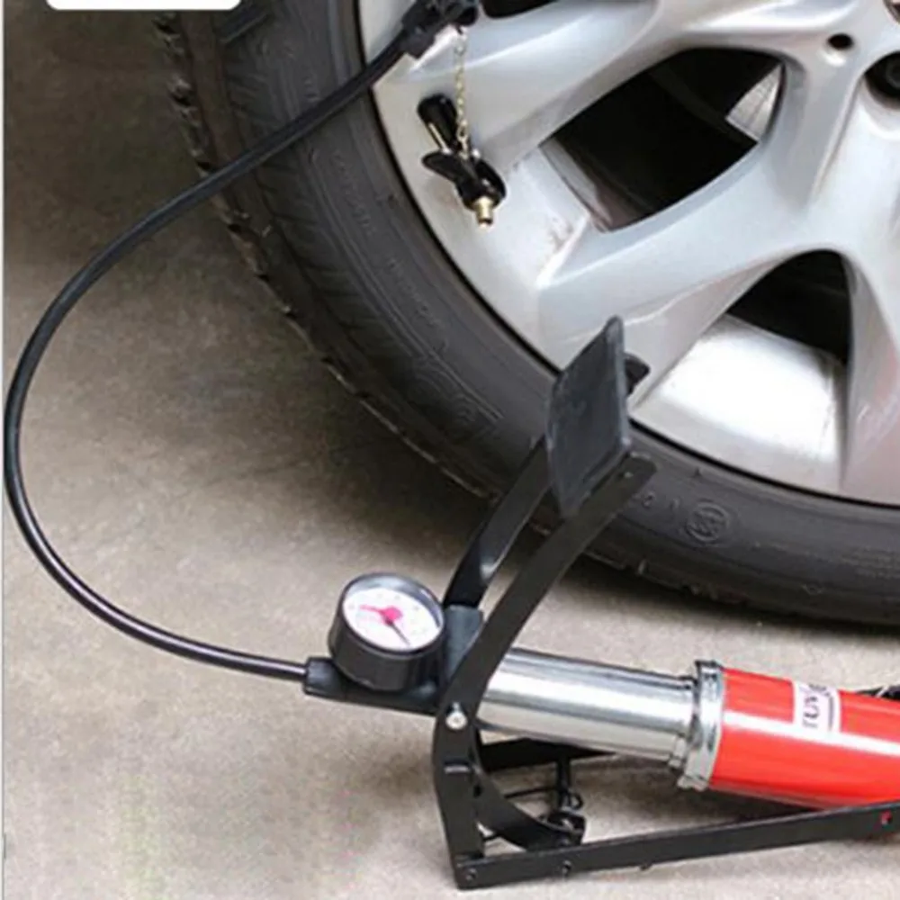 Bicycle Inflation Pump Foot Pedal Type High Pressure Air Mini Portable Inflator Machine for Motorcycle Bike Tool | Спорт и