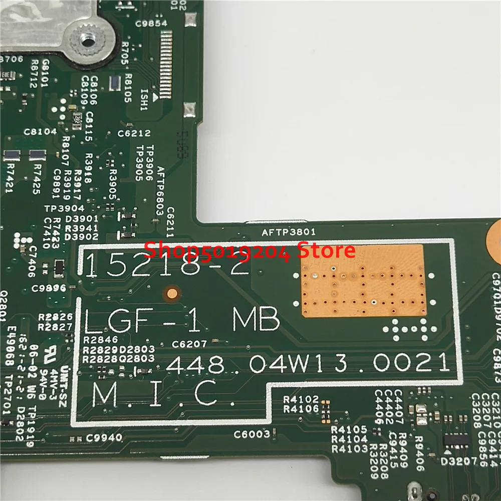 Материнская плата для ноутбука Lenovo ThinkPad Teste материнская Core LGF-1 SR2EG 15218-2 Мб 448.04W13.0021