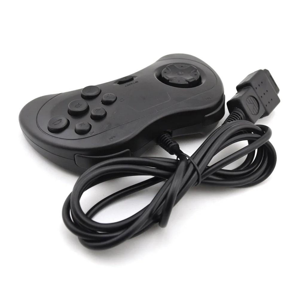 Проводной геймпад для Sega Saturn Джойстики джойстик ПК MAC в стиле системы Лидер