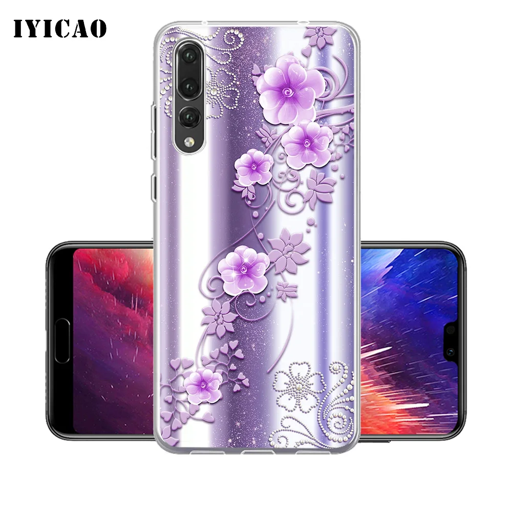 IYICAO Мягкий силиконовый чехол для телефона Huawei P30 P20 Pro P10 P9 P8 Lite P Smart из ТПУ со