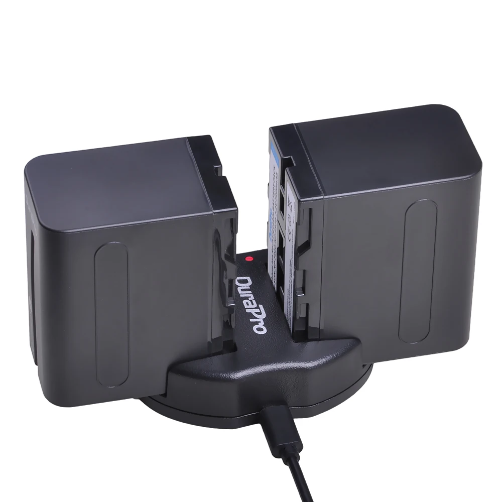 Двойное зарядное устройство USB для SONY NP F960 F970 F950 F330 F550 F570 F750 F770 MC1500C 7200 P 2 шт. x 190 мАч |