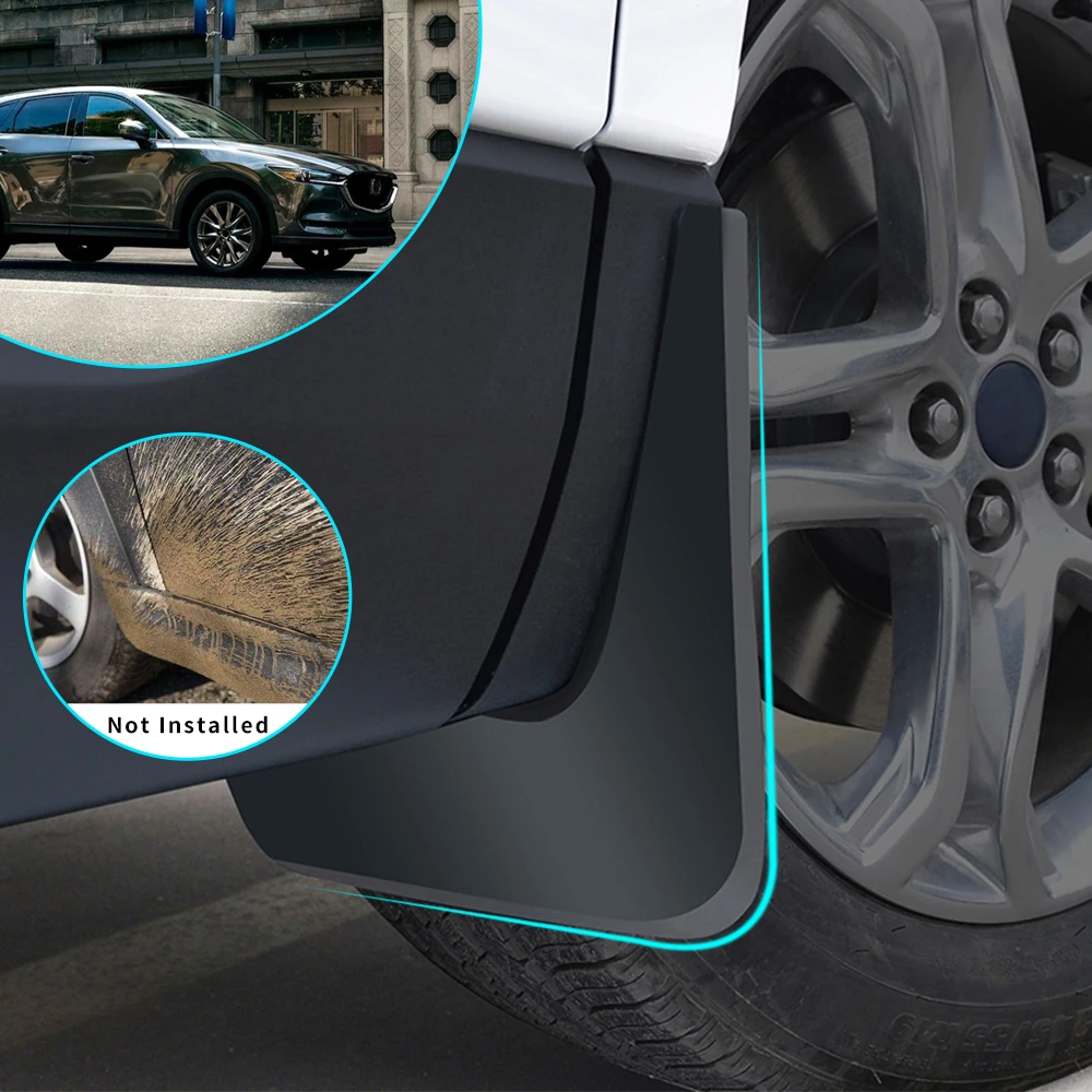 

Car Front Rear Mud Flaps For Mazda CX-5 CX5 2nd Gen 2017 2018 2019 For Fender Splash Guards Mudguards Mudflaps