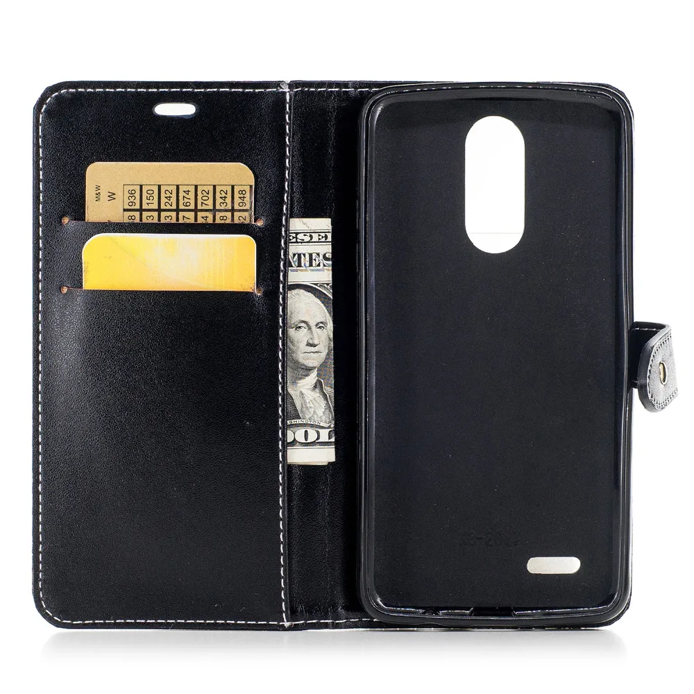 Роскошные Крокодил PU кожаный бумажник Флип Стенд чехол для LG K10 2017 X400 M250 M250N V5