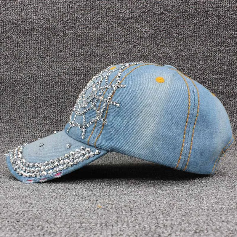 ALTOBEFUN/Модная женская бейсбольная кепка с эффектом потертости на весну и лето