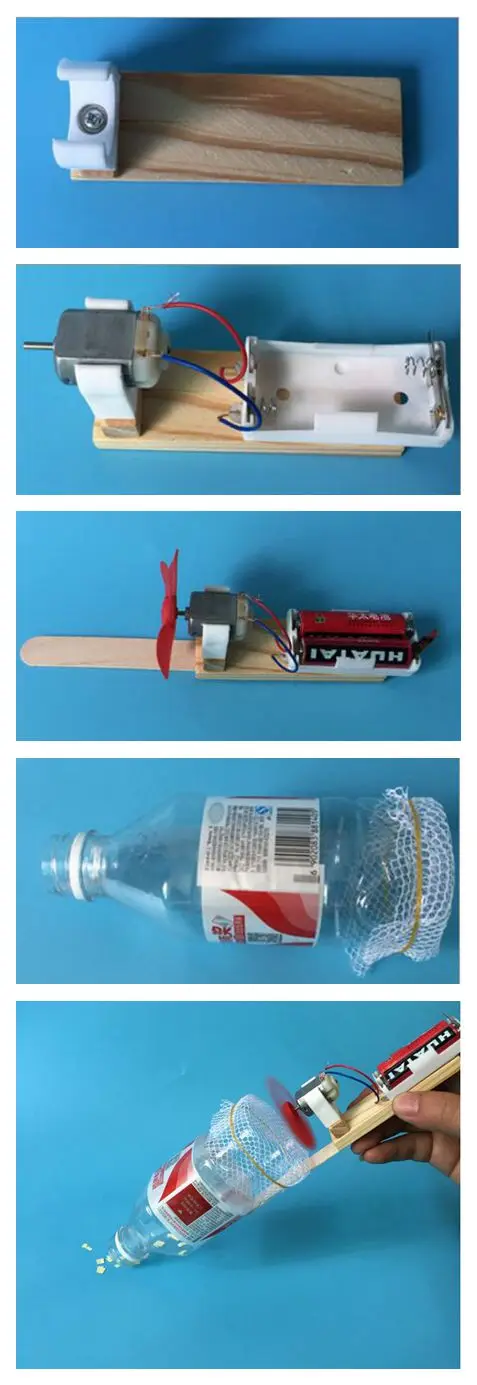 Апреля Du Творческая детская малыш научных игрушки DIY Электрический вакуумный