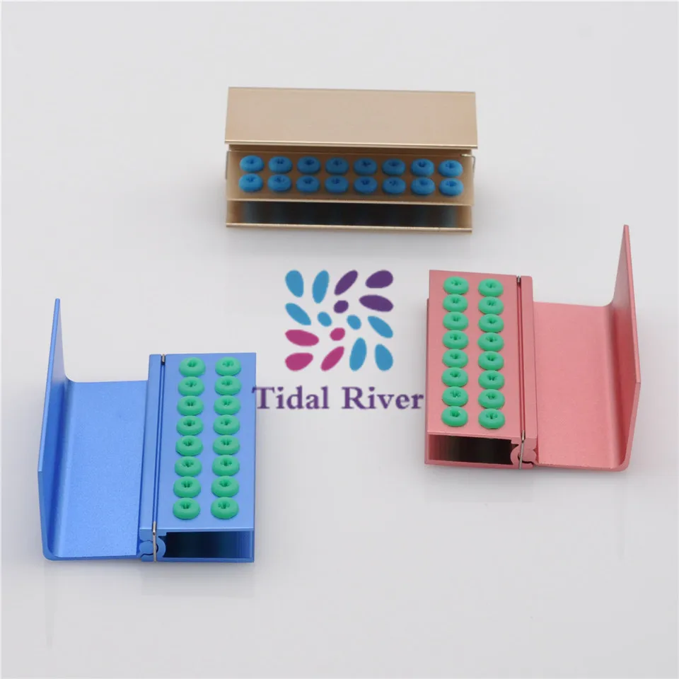 3/шт стоматологические Bur Box Block FG Burs Чехлы наконечники держатели для автоклава