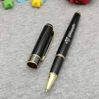 gold tip metal rollerball pen custom free with your name or any words best personalized birthday gift for sales manager
