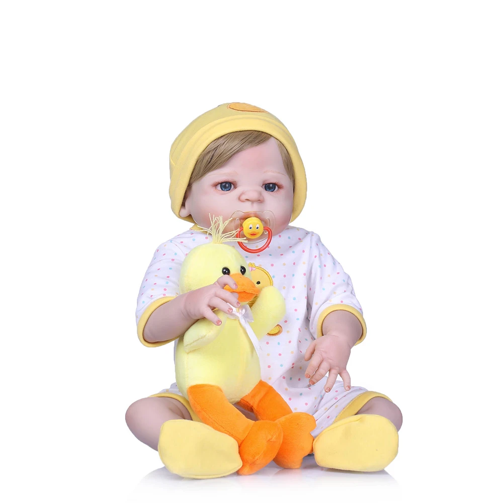 Npk Dolls reborn 57 см мягкие силиконовые куклы Reborn Реалистичная Кукла 23 дюйма полностью