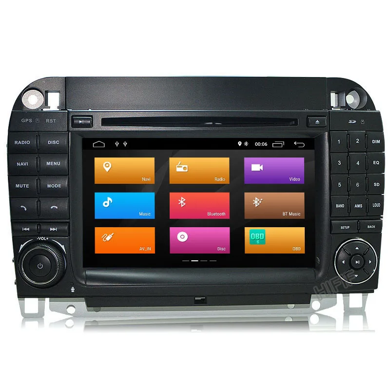 Автомобильный DVD-плеер Andorid 9 0 2 Din 7 дюймов для Mercedes/Benz/W220/W215/S280/S320/S350/S400/S500/CL600 S Canbus GPS