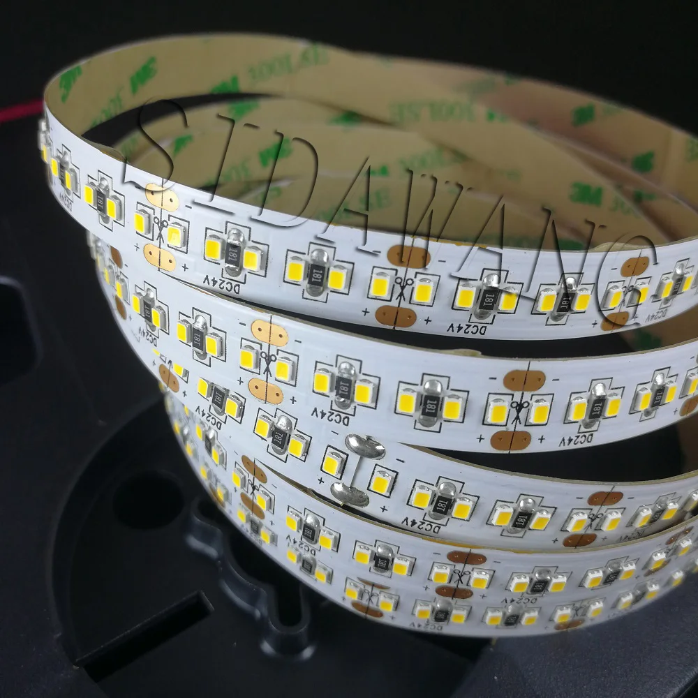 Светодиодная гибкая лента CRI &gt 90 Ra 2216 SMD 120/180/240 шт. светодиодов на метр 24 В