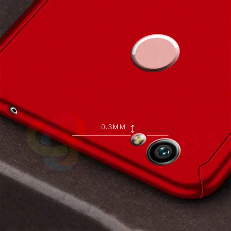 Beira 360 градусов полный охват Жесткий PC чехол для телефона huawei P8 Lite стекло подарок