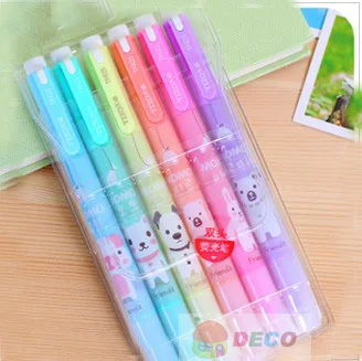 Флуоресцентная ручка маркер 6 цветов|fluorescent pen|highlighter penpen highlighter |